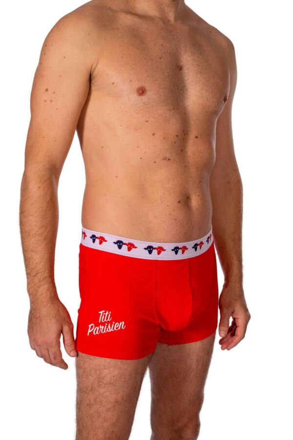 Boxer rouge Titi Parisien