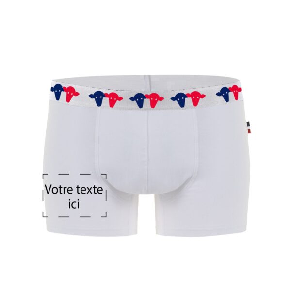 Boxer personnalisation blanc Seize point neuf