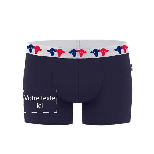 Boxer personnalisation marine Seize point neuf