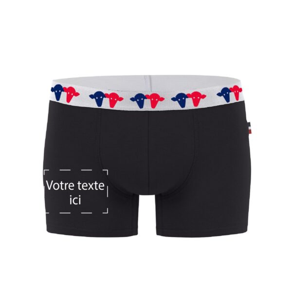 Boxer personnalisation noir Seize point neuf