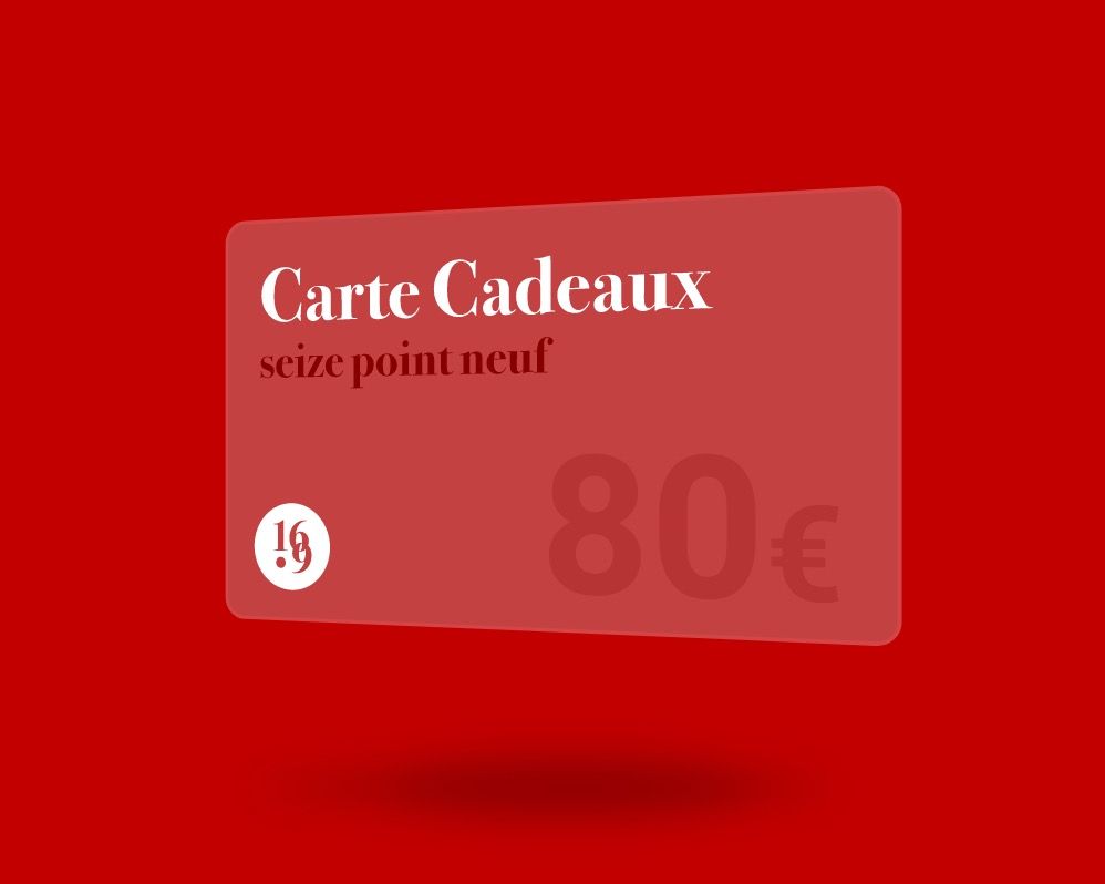 Carte cadeau rouge