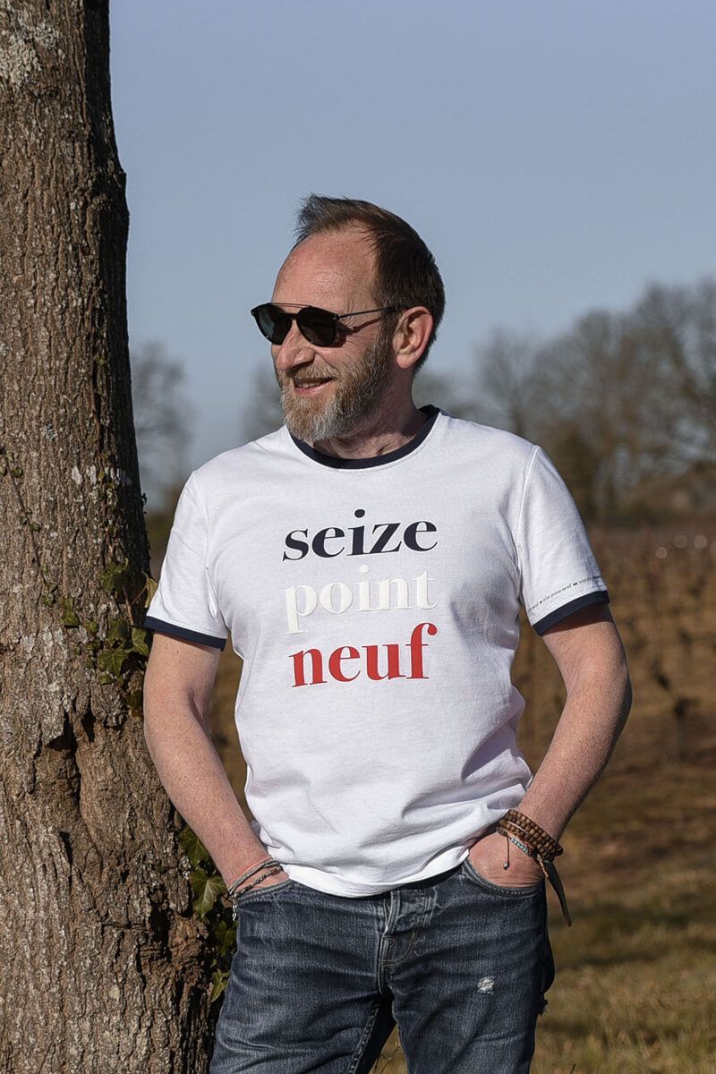 T-shirt Mickaël blanc Seize point neuf