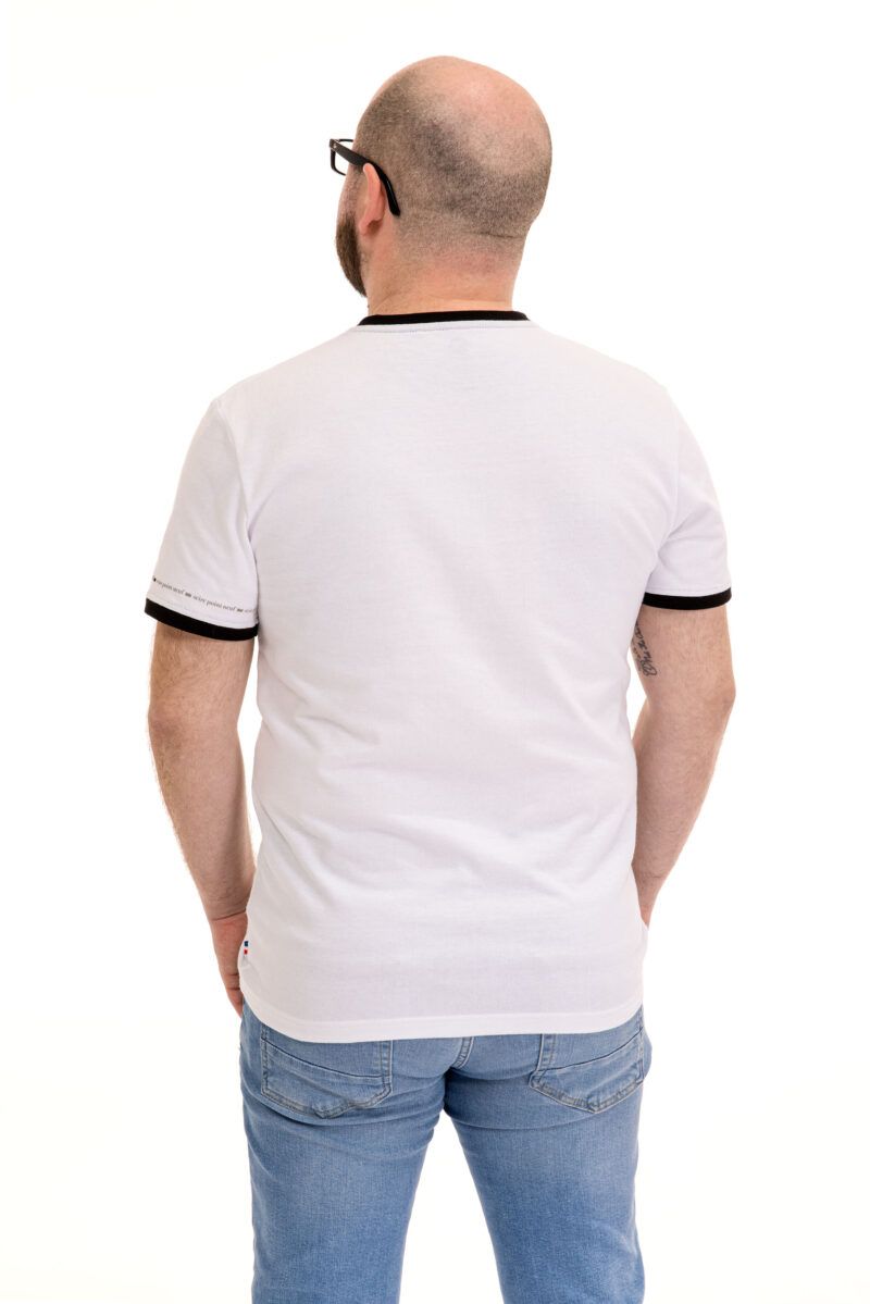 T-shirt Cédric blanc Seize point neuf