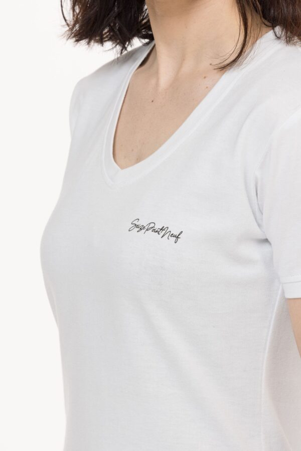 T-shirt Isabelle classique blanc zoom Seize point neuf
