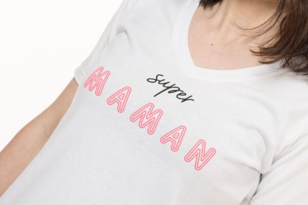 T-shirt Isabelle spécial super maman Seize point neuf
