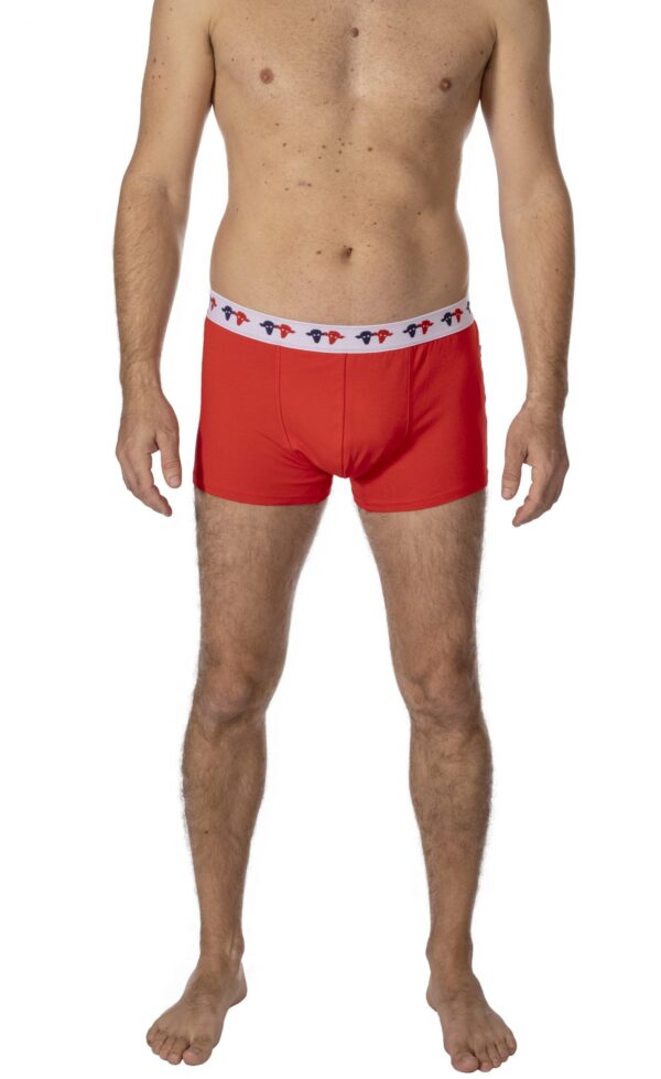 Boxer Vincent rouge