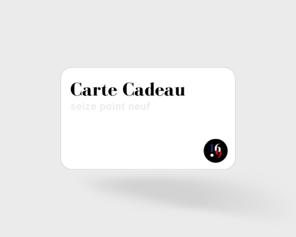 Carte cadeau 16.9