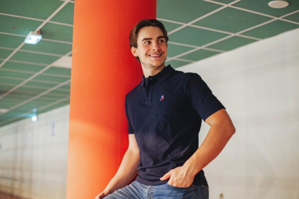 Polo jules bleu marine