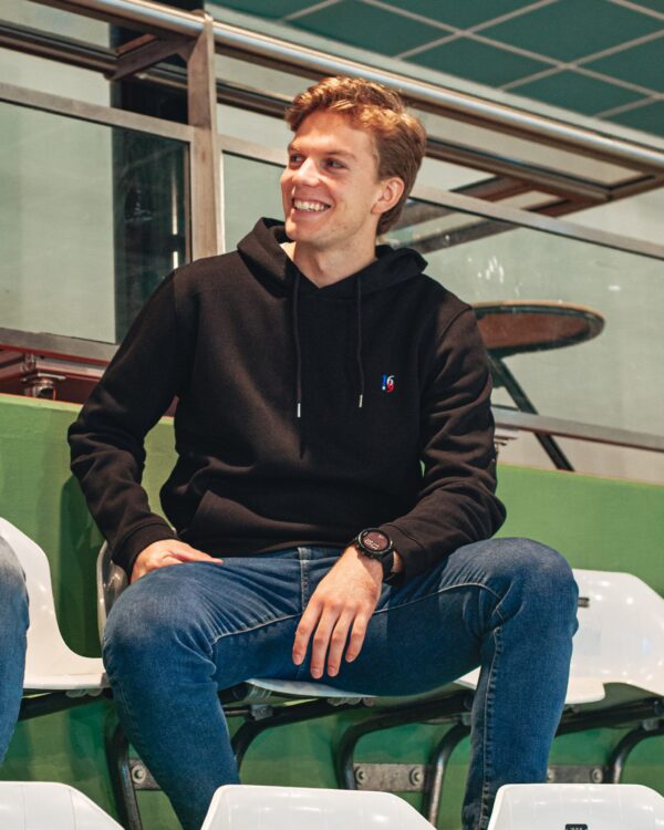 Sweat à capuche kévin noir