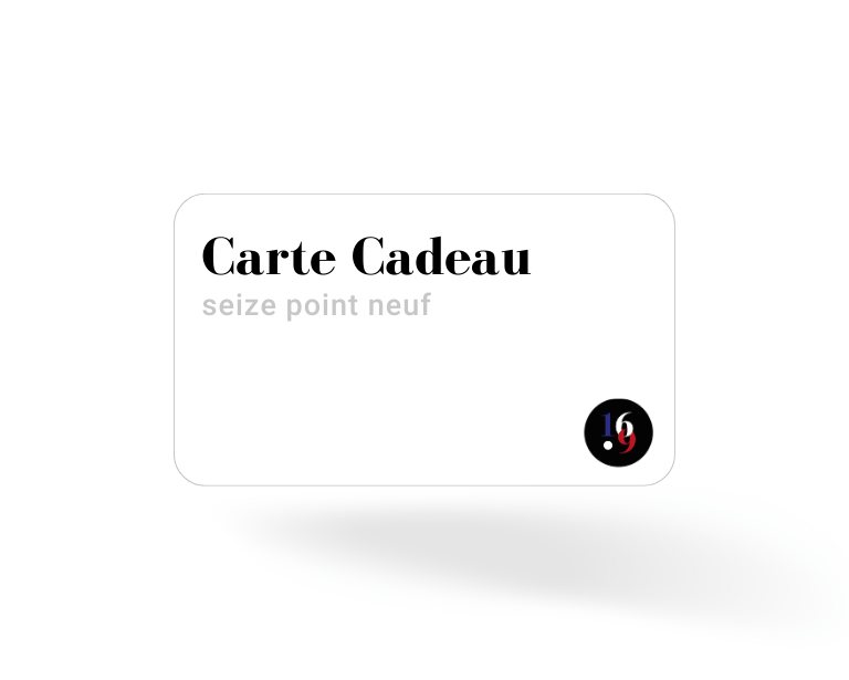 Carte cadeau Seize point neuf