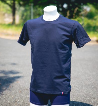 t-shirt simple marine Seize point neuf