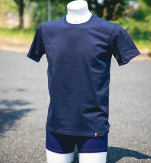 t-shirt simple marine Seize point neuf