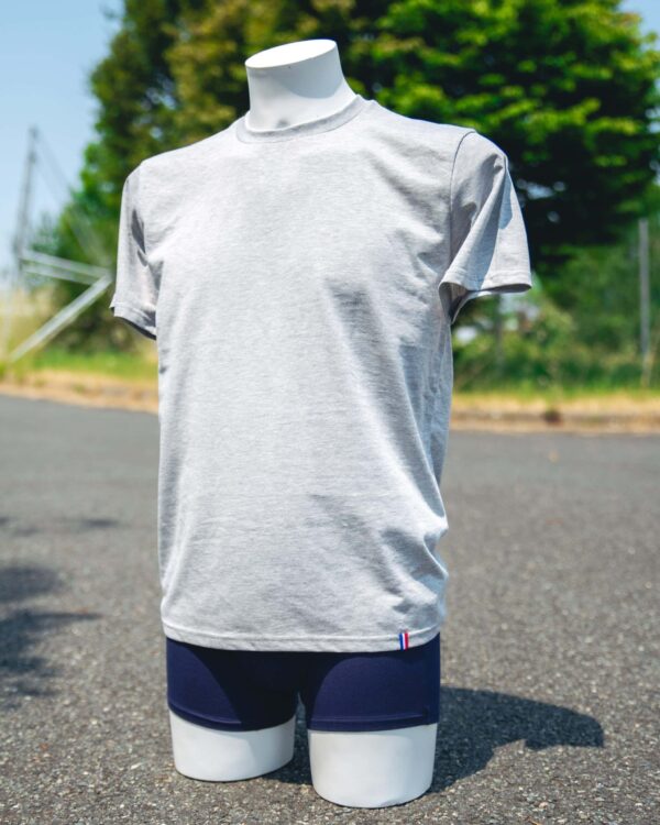 t-shirt simple gris Seize point neuf